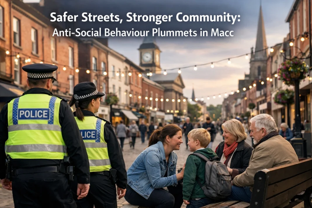 Safer Streets, Stronger Community: Anti-Social Behaviour Plummets in Macc Safer Streets, Stronger Community: Anti-Social Behaviour Plummets in Macc