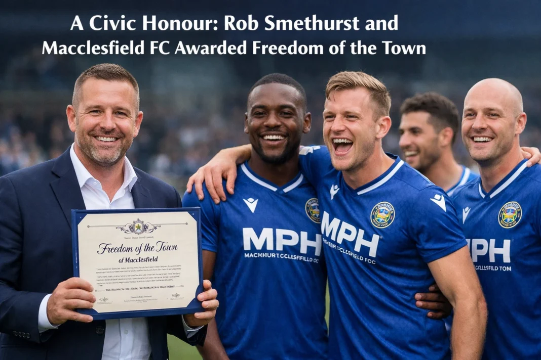 A Civic Honour: Rob Smethurst and Macclesfield FC Awarded Freedom of the Town A Civic Honour: Rob Smethurst and Macclesfield FC Awarded Freedom of the Town